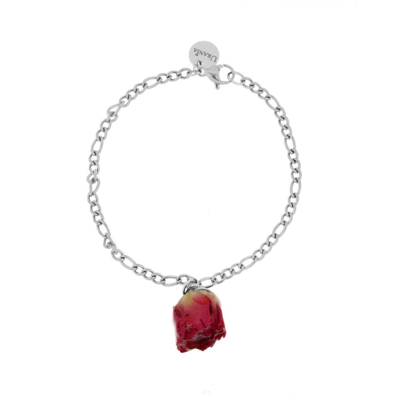 BRACCIALE PETALI PREZIOSI CM 18 IN ACCIAIO