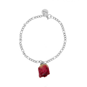 BRACCIALE PETALI PREZIOSI CM 18 IN ACCIAIO