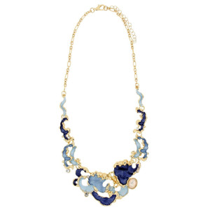 COLLANA ARMONIA CM 42+5 E MM 40 IN OTTONE