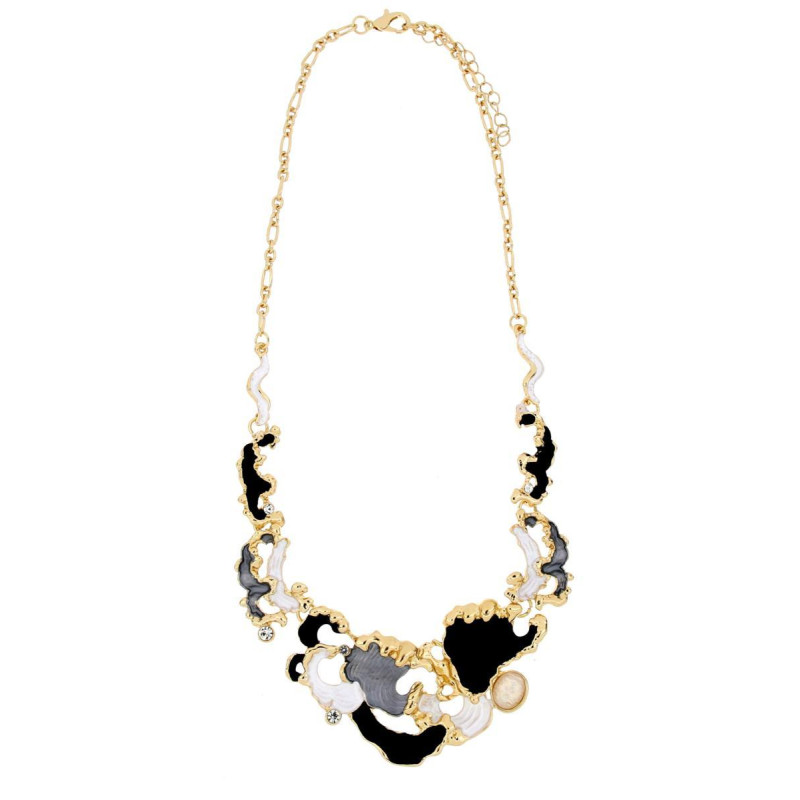 COLLANA ARMONIA CM 42+5 E MM 40 IN OTTONE