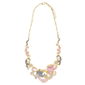 COLLANA ARMONIA CM 42+5 E MM 40 IN OTTONE