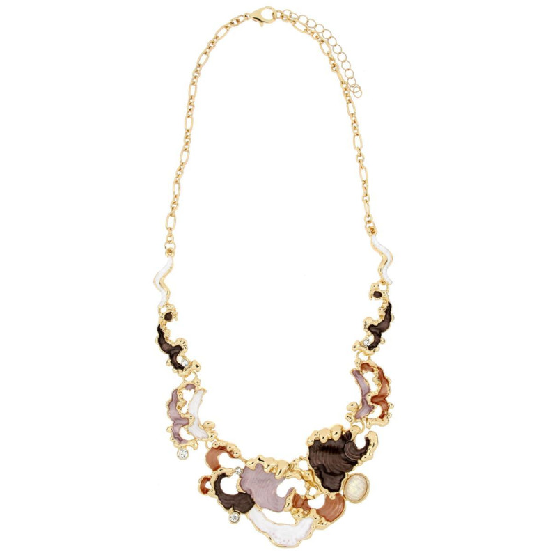 COLLANA ARMONIA CM 42+5 E MM 40 IN OTTONE