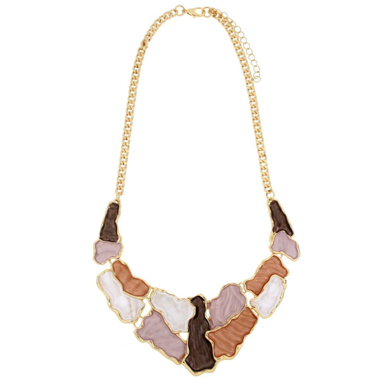 COLLANA ARMONIA CM 40+5 IN OTTONE