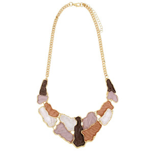 COLLANA ARMONIA CM 40+5 IN OTTONE