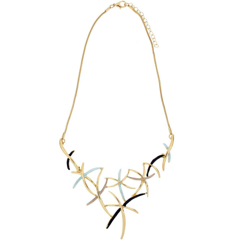 COLLANA ARMONIA CM 45+5 IN OTTONE
