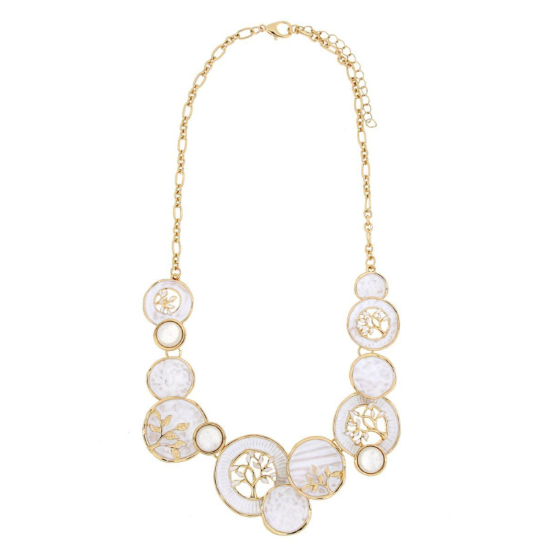 COLLANA ARMONIA CM 40+5 IN OTTONE