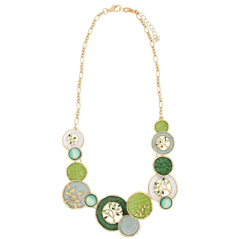 COLLANA ARMONIA CM 40+5 IN OTTONE