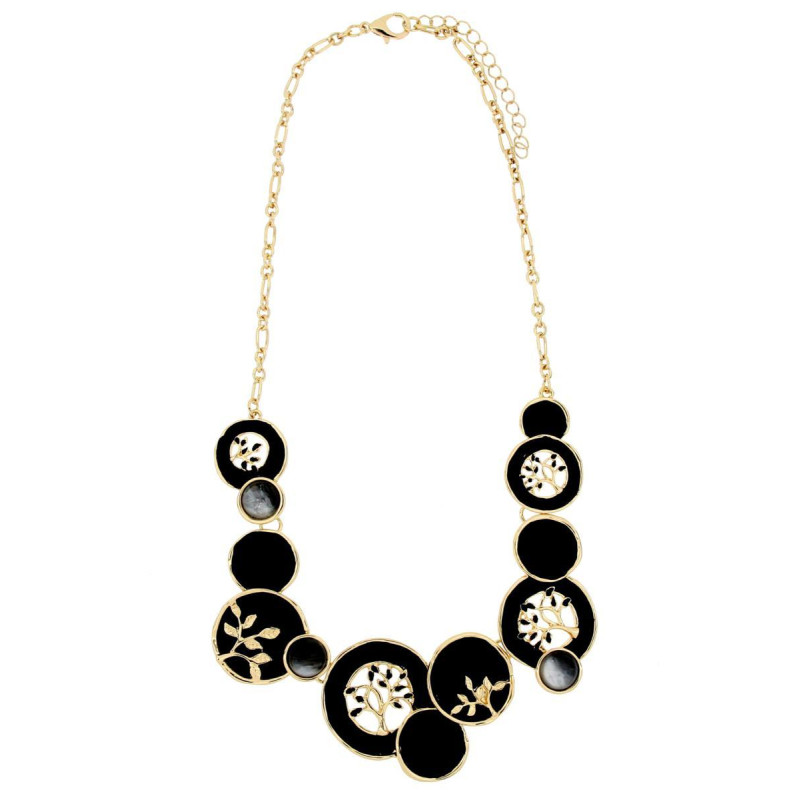 COLLANA ARMONIA CM 40+5 IN OTTONE