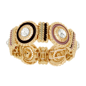 BRACCIALE ARMONIA MM 28 IN OTTONE
