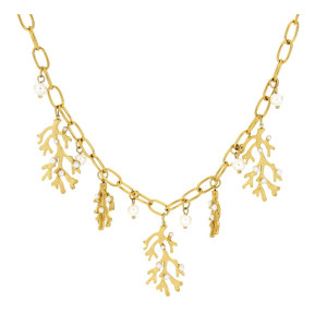 COLLANA CARAIBI IN ACCIAIO CM 40+5