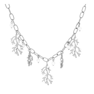 COLLANA CARAIBI IN ACCIAIO CM 40+5
