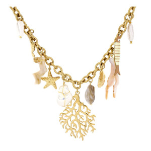 COLLANA CARAIBI IN ACCIAIO CM 40+5