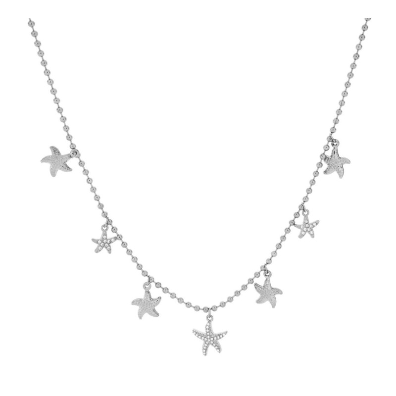 COLLANA CARAIBI IN ACCIAIO CM 40+5