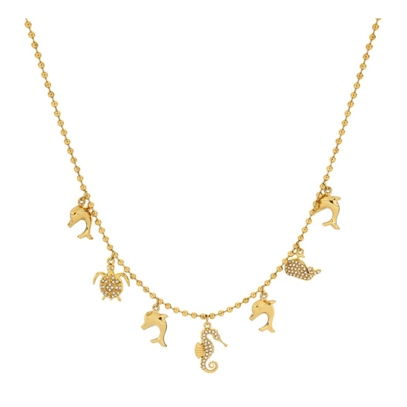 COLLANA CARAIBI IN ACCIAIO CM 40+5