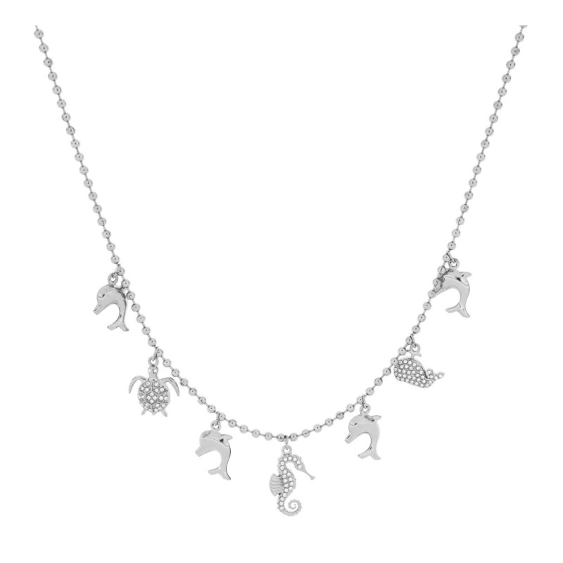 COLLANA CARAIBI IN ACCIAIO CM 40+5