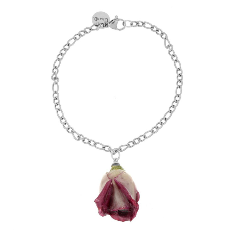 BRACCIALE PETALI PREZIOSI CM 18 IN ACCIAIO
