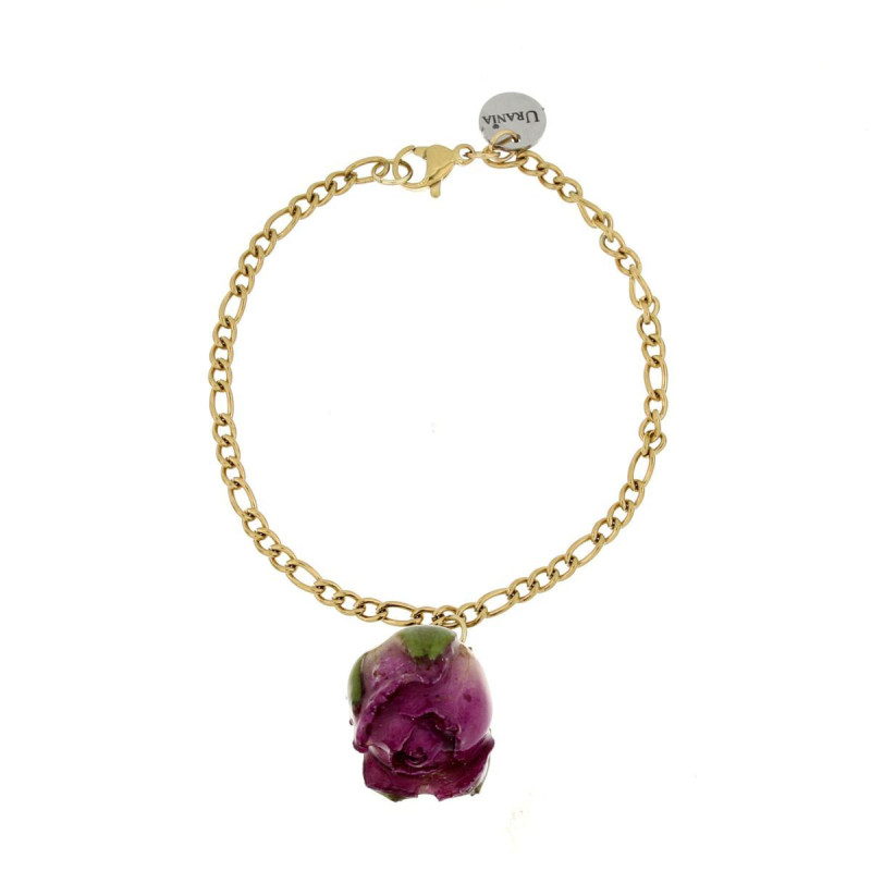 BRACCIALE PETALI PREZIOSI CM 18 IN ACCIAIO