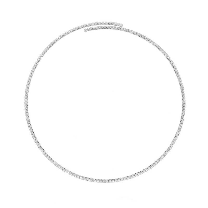 COLLANA ASTRA TENNIS IN OTTONE