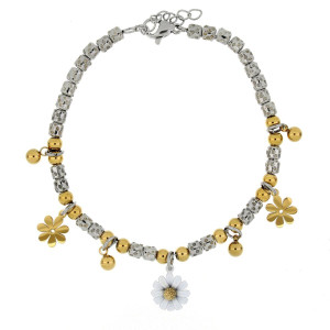 BRACCIALE CM 17+4 TYCHE IN ACCIAIO