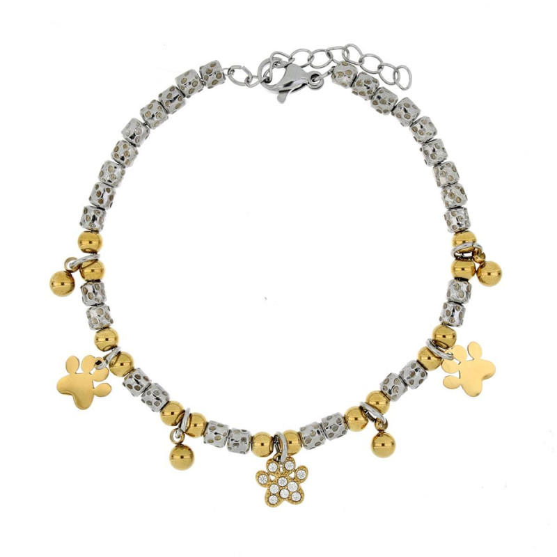BRACCIALE CM 17+4 TYCHE IN ACCIAIO