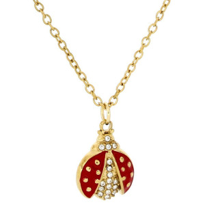 PENDENTE "ADANA" CON COCCINELLA IN ACCIAIO