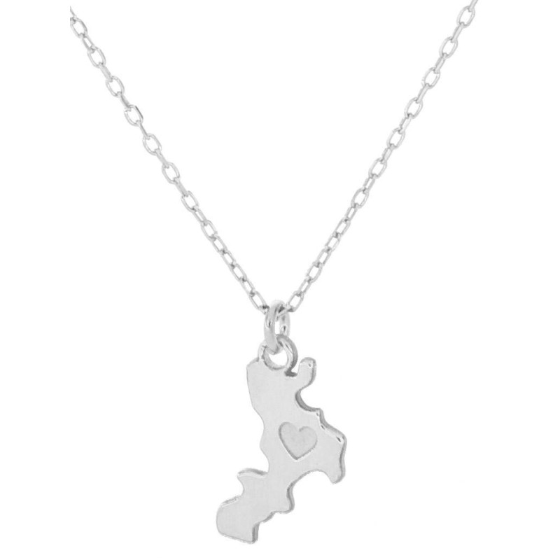 PENDENTE "CALABRIA" CM 40+5 E MM 15 IN ARGENTO 925