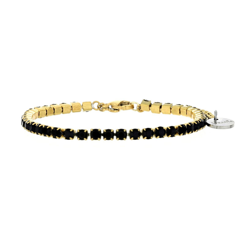 BRACCIALE TENNIS CM 17+5 E MM 3 IN ACCIAIO