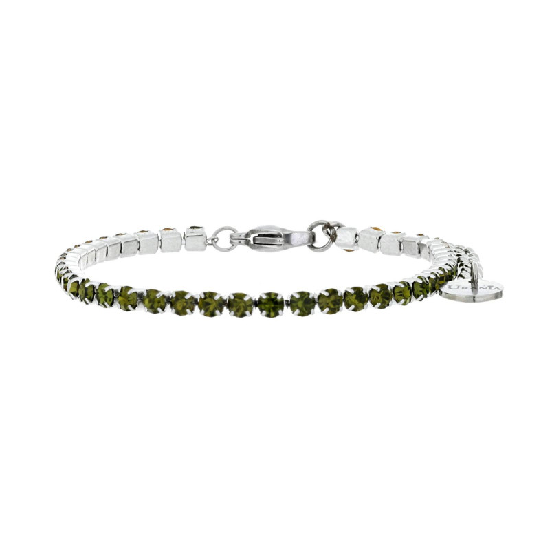 BRACCIALE TENNIS CM 17+5 E MM 3 IN ACCIAIO