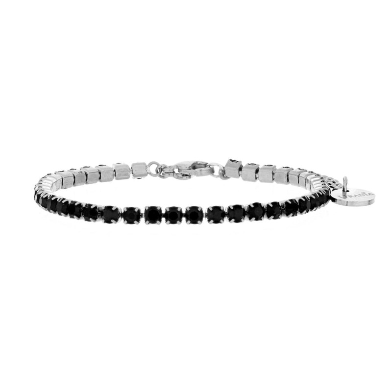 BRACCIALE TENNIS CM 17+5 E MM 3 IN ACCIAIO