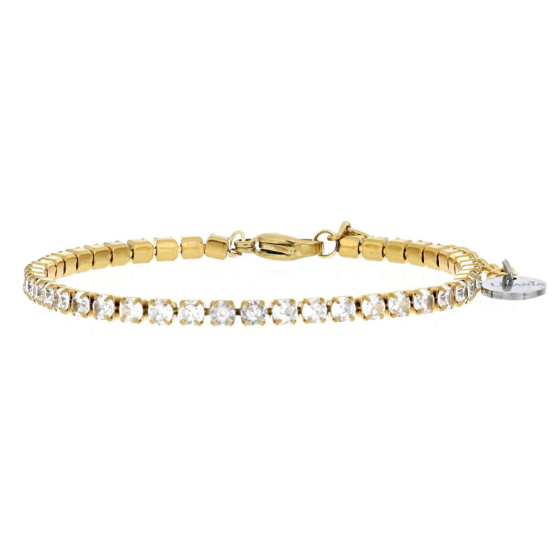 BRACCIALE TENNIS CM 17+5 E MM 3 IN ACCIAIO