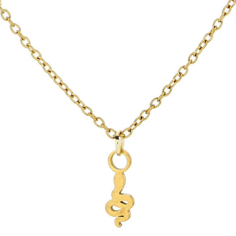 PENDENTE "ADANA" CON SERPENTE IN ACCIAIO