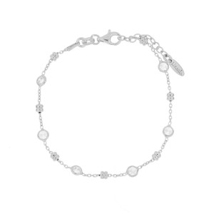 BRACCIALE ECLAT IN ARGENTO 16+2 CM Z 4MM