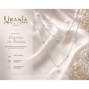 COLLANA ECLAT IN ARGENTO 40+5 CM P 6MM P 4MM