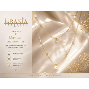 COLLANA ECLAT IN ARGENTO 40+5 CM P 6MM P 4MM