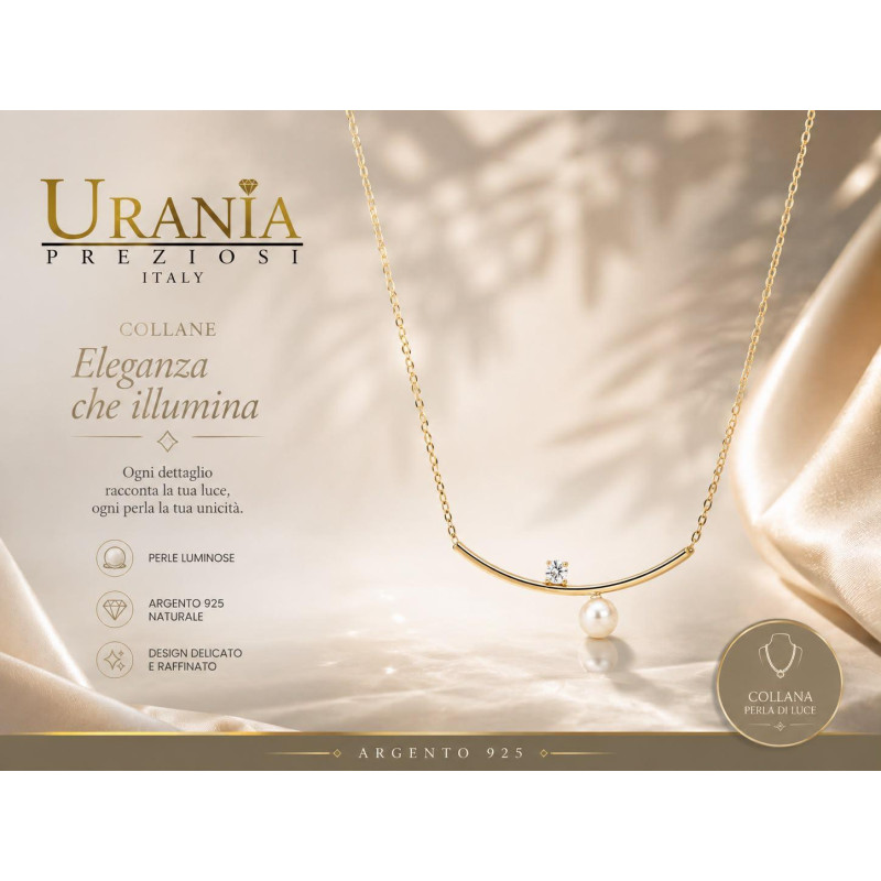 COLLANA ECLAT IN ARGENTO 40+5 CM P 6MM