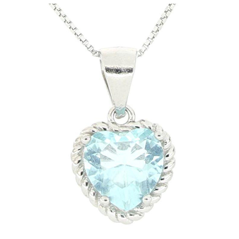 PENDENTE DUBAI IN ARGENTO 925 CUORE