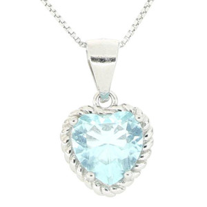 PENDENTE DUBAI IN ARGENTO 925 CUORE