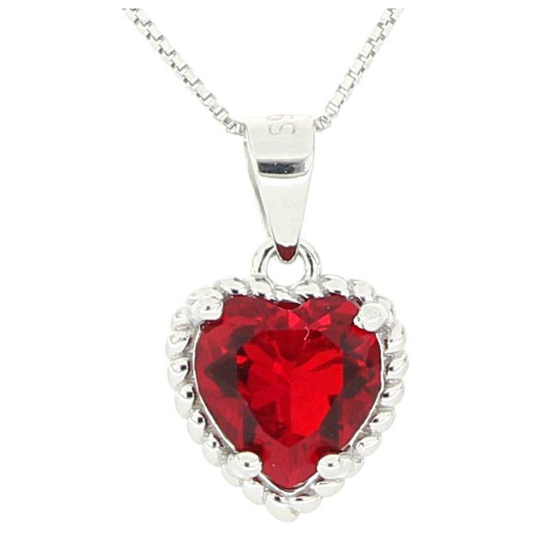 PENDENTE DUBAI IN ARGENTO 925 CUORE