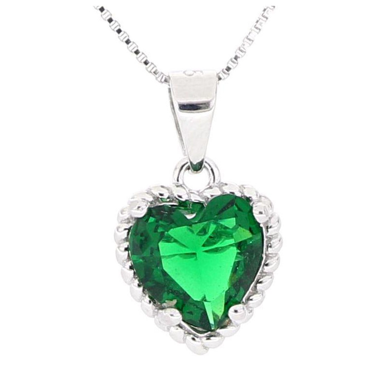 PENDENTE DUBAI IN ARGENTO 925 CUORE