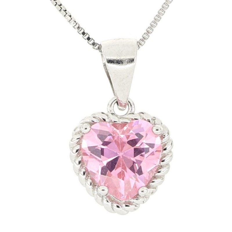 PENDENTE DUBAI IN ARGENTO 925 CUORE
