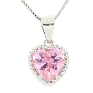 PENDENTE DUBAI IN ARGENTO 925 CUORE