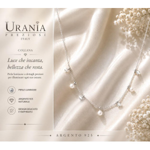 COLLANA ECLAT IN ARGENTO 40+5 CM P 4MM