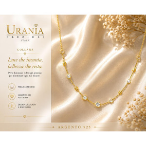 COLLANA ECLAT IN ARGENTO 40+5 CM