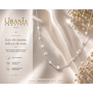 COLLANA ECLAT IN ARGENTO 40+5 CM