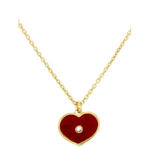 PENDENTE "BABY" CM 40+4 E CUORE MM 9 IN ARGENTO 925