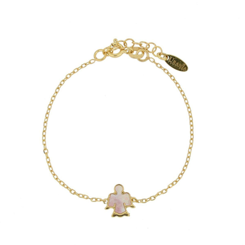 BRACCIALE "BABY" CM 14+2 E ANGELO MM 10 IN ARGENTO 925