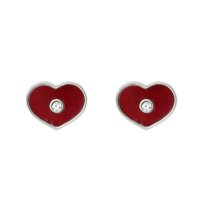 ORECCHINO "BABY" CUORE MM 7 IN ARGENTO 925