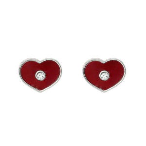 ORECCHINO "BABY" CUORE MM 7 IN ARGENTO 925