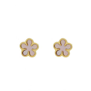 ORECCHINO "BABY" FIORE MM 6 IN ARGENTO 925