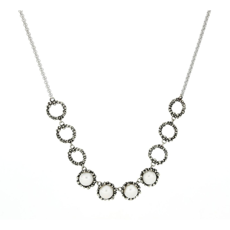 COLLANA THEODORA CM 45+5 IN OTTONE